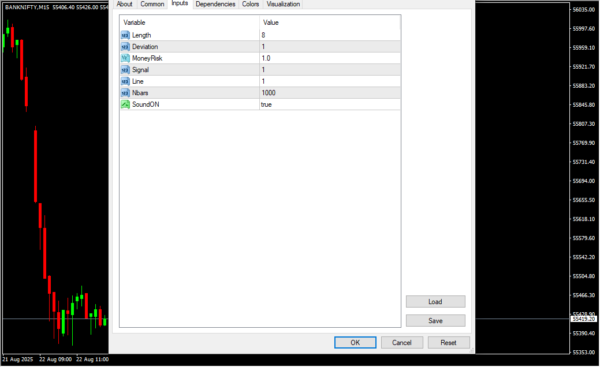 Bband Stop Alert Inputs