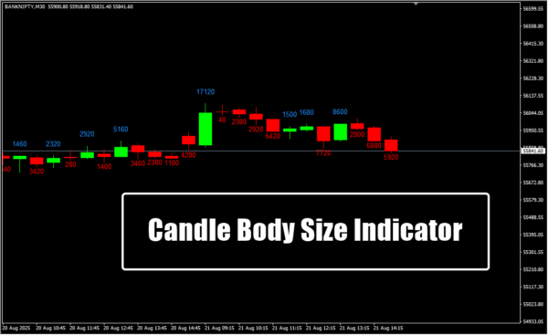 Candle Body Size Indicator M15