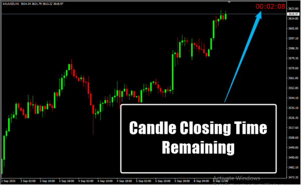 Candle Closing Time Remaining
