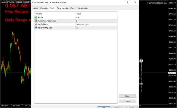 Harmonik Manual Inputs