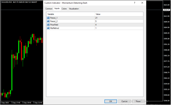 Momentum Detecting Dash Inputs
