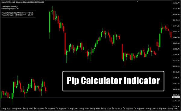 Pip Calculator Indicator